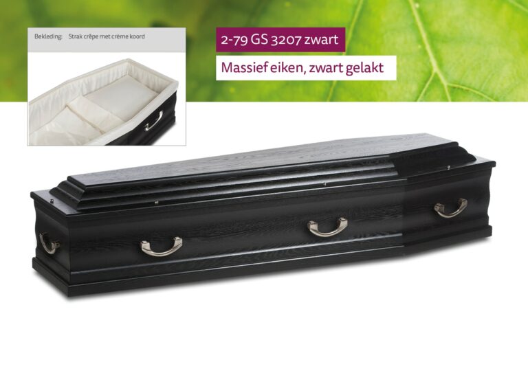 Uitvaartkist 2-79 GS 3207 Zwart