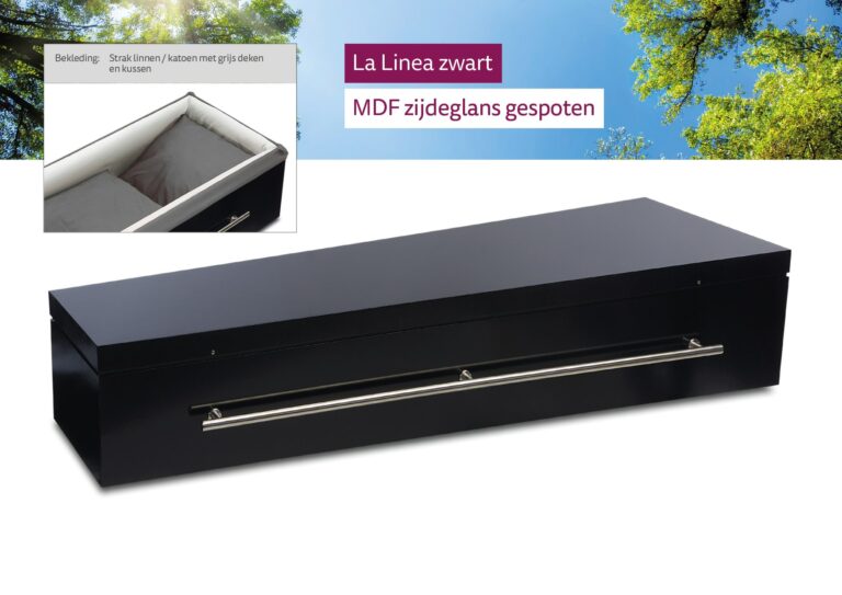 Uitvaartkist La Linea Zwart