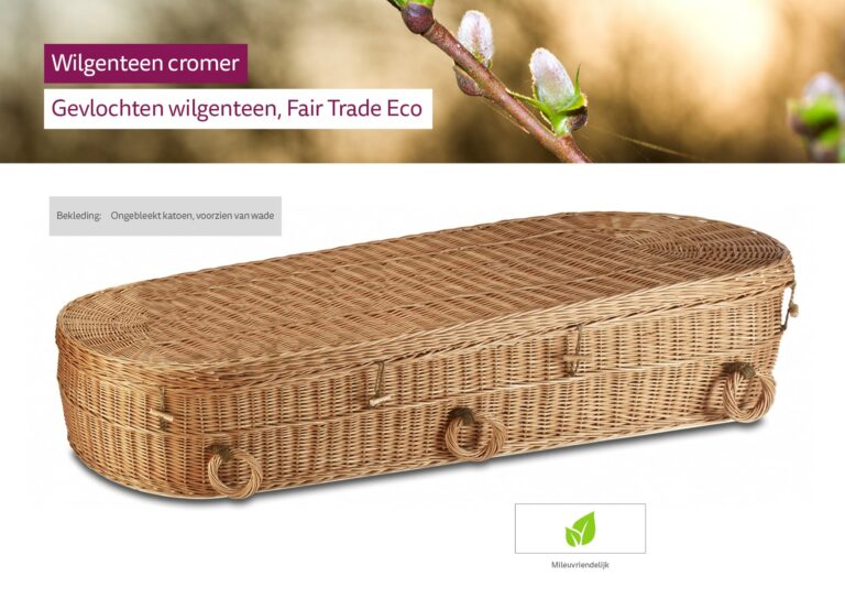 Uitvaartmand Wilgenteen Cromer