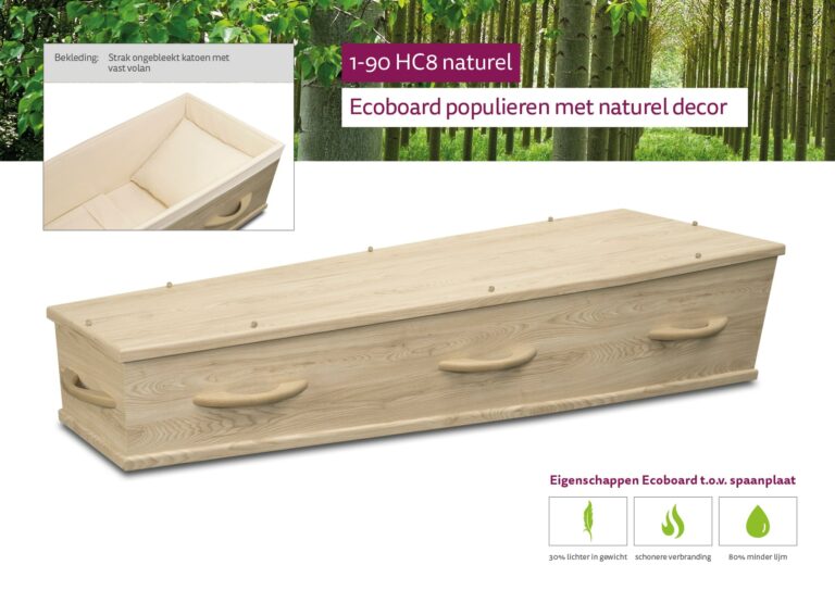 Uitvaartkist 1-90 HC8 Naturel
